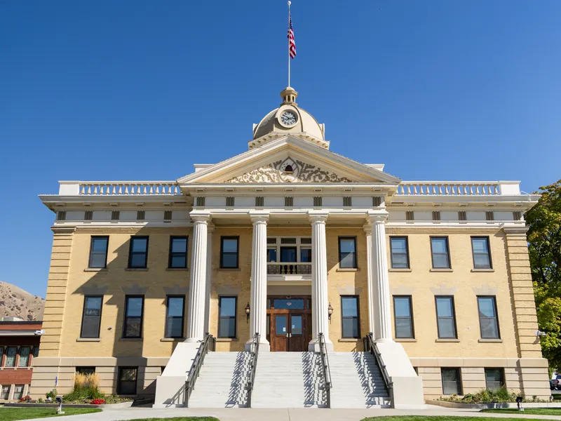 Box Elder County Courthouse in Brigham City