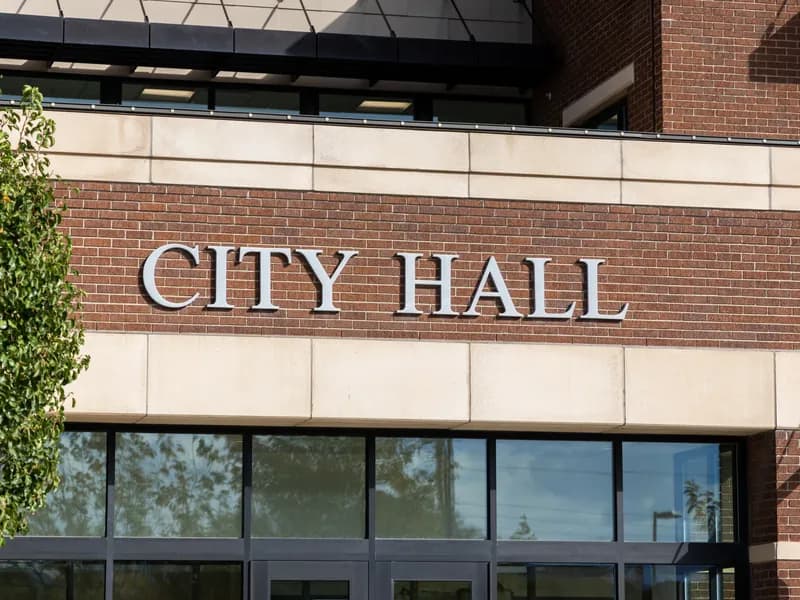 Midvale City Hall entrance