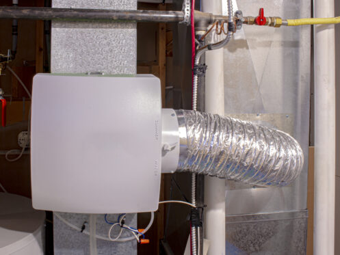 A whole-house humidifier in Bountiful, UT