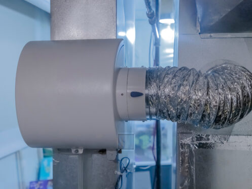 A whole house humidifier